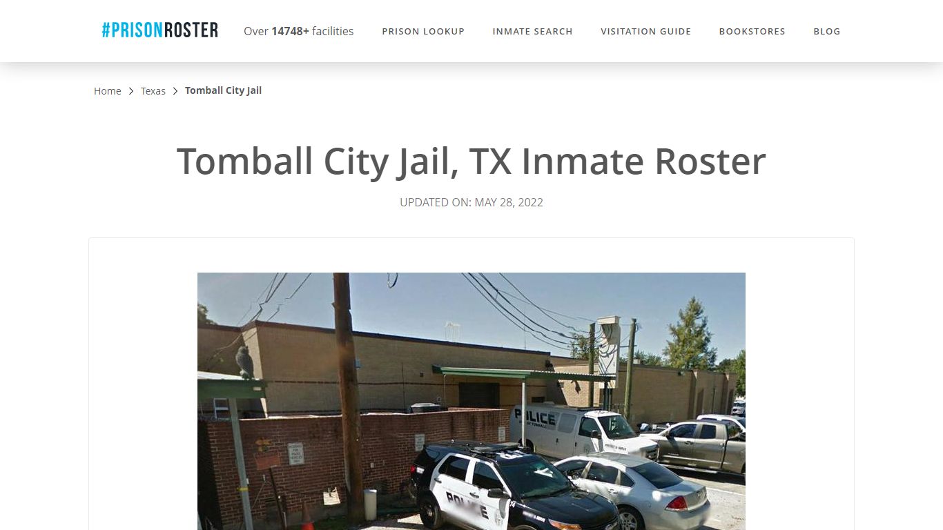 Tomball City Jail, TX Inmate Roster